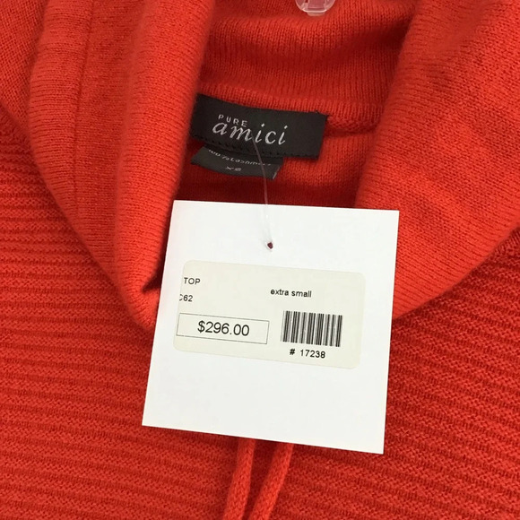 Pure AMICI Women’s 100% Cashmere Pullover Sweater Casual NWT Size XS - Picture 6 of 6